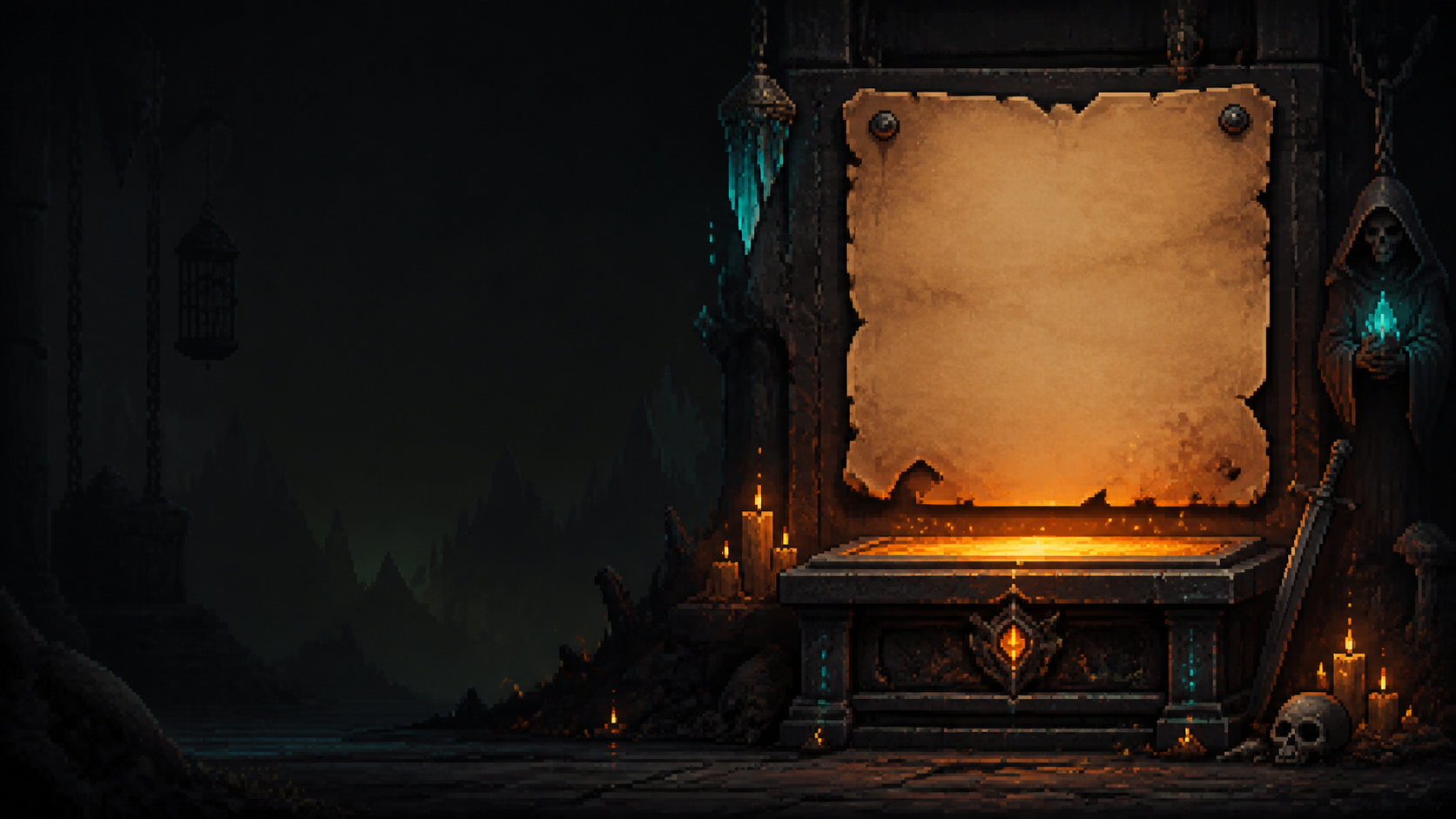 Original illustrated patch-note altar for the Hero Siege Season 10 guide